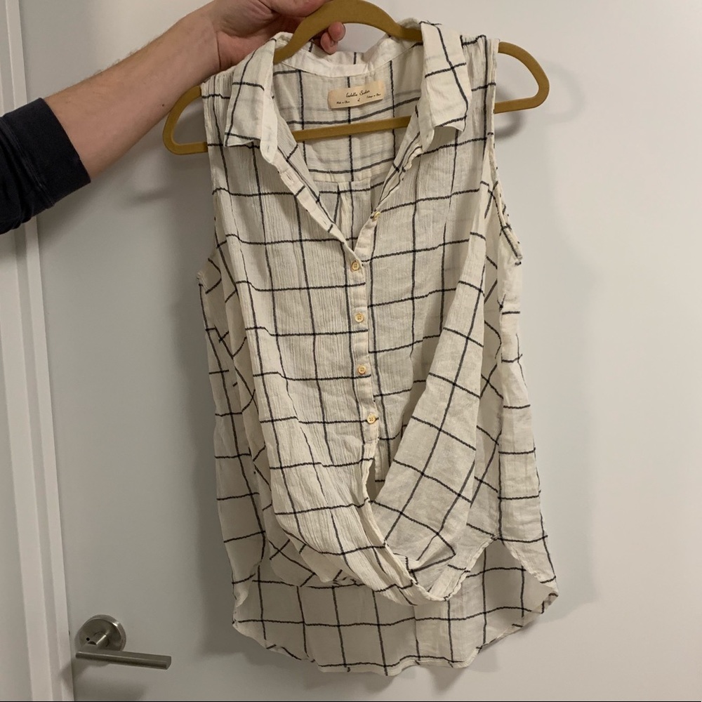 Anthropologie linen top.